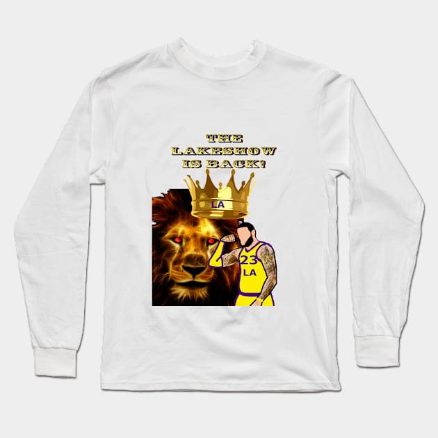 The Lakeshow Is Back! Long Sleeve T-Shirt by WVEGA